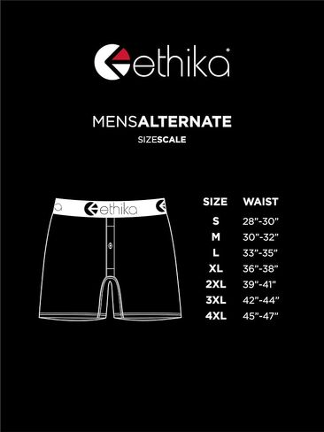 Ethika Mens Alternate Boxer Brief | BlackOut in Saudi Arabia