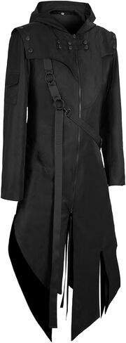 Men's Retro Steampunk Victorian Jacket Medieval Tailcoat Gothic Renaissance Frock Halloween Costume(M,Z3074) in Saudi Arabia