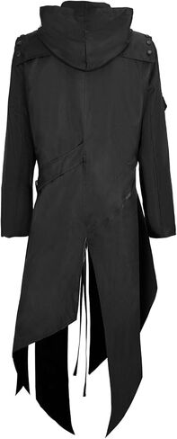 Men's Retro Steampunk Victorian Jacket Medieval Tailcoat Gothic Renaissance Frock Halloween Costume(M,Z3074) in Saudi Arabia