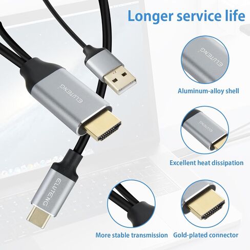ELUTENG 8K HDMI موسع كابل 2 حزمة 8K @ 60 هرتز HDMI ذكر إلى أنثى تمديد الحبل 1FT عالية السرعة HDMI 2.1 4K @ 120 هرتز محول متوافق مع Xbox PS5 PS4 Roku TV Stick Blu Ray Player HDTV in Saudi Arabia