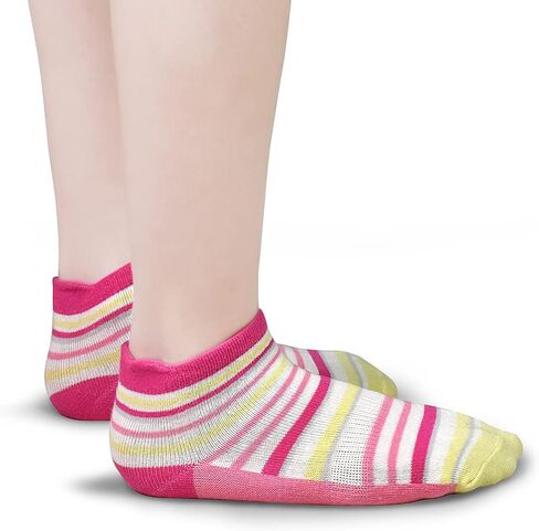 Tphon Non Slip Kids Toddler Socks with Grippers Baby 12 Pairs Anti Skid Socks for Boys Girls 0-7 Year Children in Kuwait