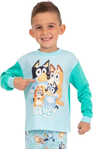 Bluey Boys Pajamas | Bingo Boys' Pajama Sets | Long Sleeve Boys Pajamas in Saudi Arabia