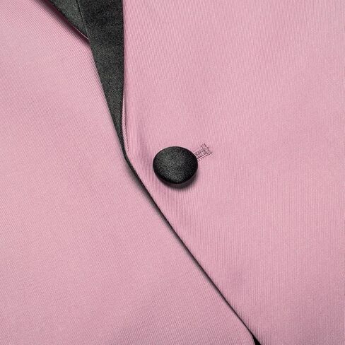 Hi-Tie Mens One Button Blazer Shawl Lapel Tuxedo Slim-Fit Suit Jacket for Wedding Party Banquet in Saudi Arabia