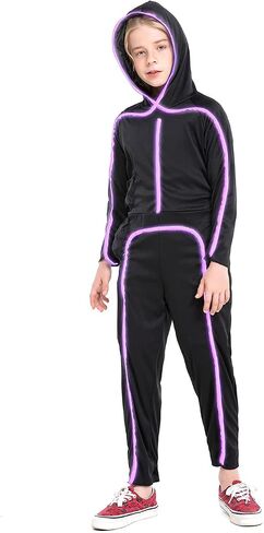 HSCTEK Light Up Child Stick Figure Costume in Kuwait