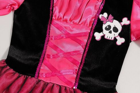 Girls Pirate Costume Kids with Accessories Halloween Party Dress Up in Kuwait