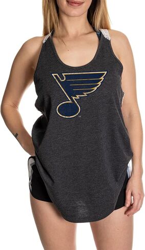 Calhoun NHL Ladies Flowy Racerback Crochet Lace Tank Top in Saudi Arabia