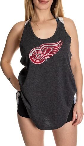Calhoun NHL Ladies Flowy Racerback Crochet Lace Tank Top in Saudi Arabia