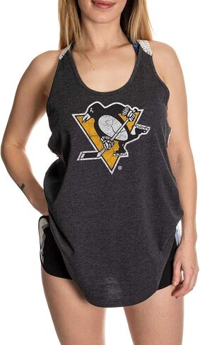 Calhoun NHL Ladies Flowy Racerback Crochet Lace Tank Top in Saudi Arabia