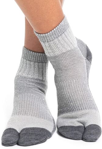 3 Pairs V-Toe Wool Warm Flip-Flop Split Toe Breathable Hiking Or Casual Size Women 9.5-11.5 Men 8.5-10.5 in Saudi Arabia