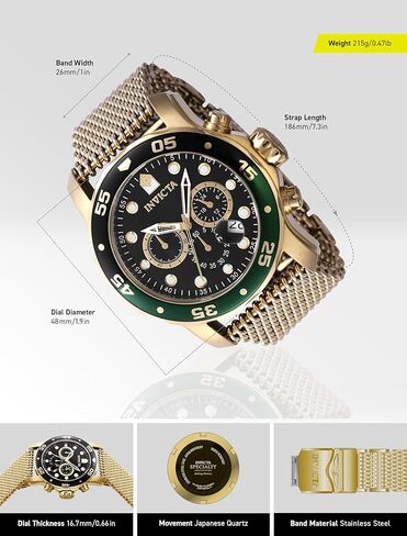 Invicta Pro Diver Men's Quartz Watch - 48mm in Kuwait