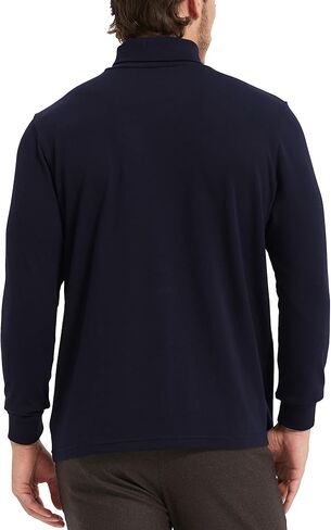 Kallspin Men's Cotton Turtleneck Pullover Long Sleeve Basic Tops Sweater for Casual in Kuwait