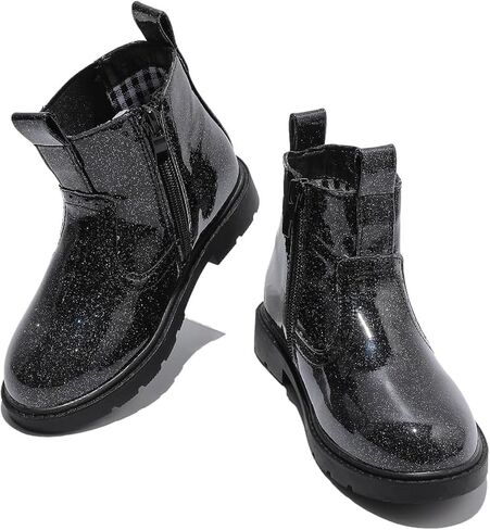 kkdom Boys Girls Waterproof Outdoor Side Zipper Comfort Chelsea Ankle Boots(Toddler/Little Kid/Big Kid) in Saudi Arabia