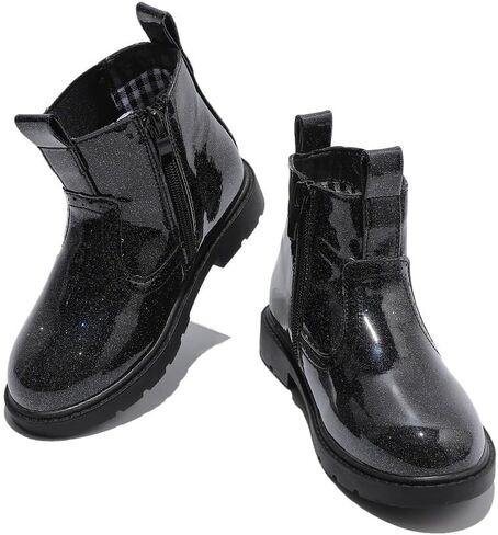 kkdom Boys Girls Waterproof Outdoor Side Zipper Comfort Chelsea Ankle Boots(Toddler/Little Kid/Big Kid) in Saudi Arabia