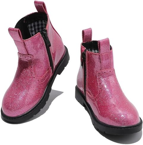 kkdom Boys Girls Waterproof Outdoor Side Zipper Comfort Chelsea Ankle Boots(Toddler/Little Kid/Big Kid) in Saudi Arabia