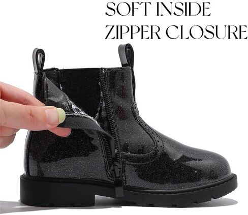 kkdom Boys Girls Waterproof Outdoor Side Zipper Comfort Chelsea Ankle Boots(Toddler/Little Kid/Big Kid) in Saudi Arabia