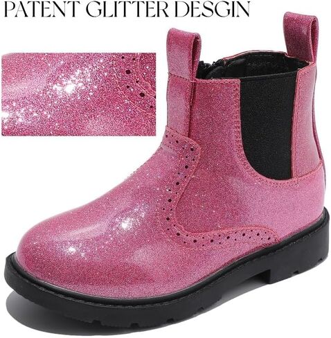 kkdom Boys Girls Waterproof Outdoor Side Zipper Comfort Chelsea Ankle Boots(Toddler/Little Kid/Big Kid) in Saudi Arabia