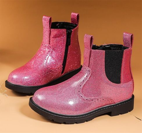 kkdom Boys Girls Waterproof Outdoor Side Zipper Comfort Chelsea Ankle Boots(Toddler/Little Kid/Big Kid) in Saudi Arabia