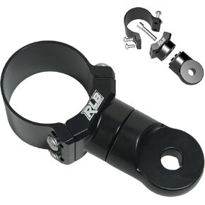 2" UTV Whip Light Mount UTV Accessories- (1 PC) UTV Flag Mount, 2" Roll bar Mount. Micro 360° Rotation Compatible with Honda Talon & Polaris RZR PRO R