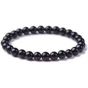 Moonstone Bracelet for Women Men's Gifts Handmade Yoga Stretch Elastic Bracelet Natural Stone Crystal Healing Power Energy Gifts for Unisex Adult