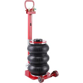Air Jack, 3 Ton/6600 lbs Air Jack, Portable Pneumatic Jack with Long Hand, Lift up to 15.7", 3-6 s Fast Lifting Pneumatic Jack, with Adjustable Long Handles for Cars, Garages, Repair