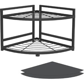 RA01,2-Tier Kitchen Storage Rack, Corner Rack Shelves, Pot Storage Rack H*31cm/W*30cm