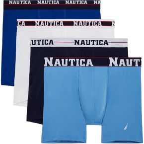 Nautica Men's 4 Pack Limited Edition Micro Stretch Boxer Briefs