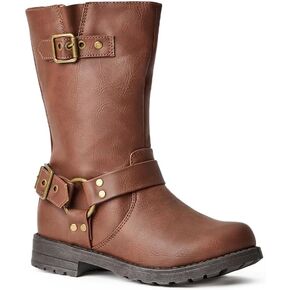 FabKids Girls Knee High Boots Fall Boots Winter Snow Tall Boot Dress Shoes For Toddler Little Kid Big Kid