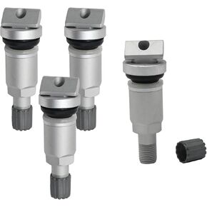 4Pcs Tire Pressure Sensor Valve Stem Repair Kit TPMS Replacement for Peugeot Replacement for Dodge Replacement for Land Rover Replacement for Volvo Replacement for Mazda Replacement for Jeep
