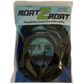 Premium Boat Bungee Docking Line | Boat Accessories | 4 Pack | (2) 16 Inch Bungees | (2) 24 Inches Bungees | Durable | Eliminates Shock Load | Let's Tie Up