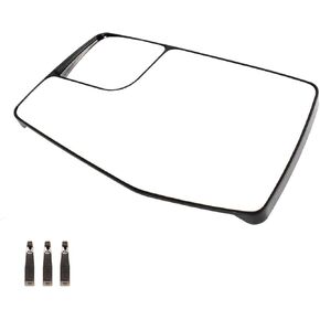 GSRECY Exterior Rearview Mirror Glass Compatible with 2019-2024 Chevrolet Silverado 1500 GMC Sierra 1500 Heated w/Wide Angle Side View Mirror Glass (Left Driver Side)
