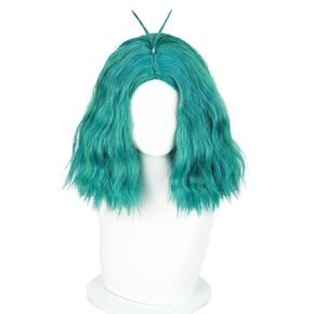 Women's Bright Green Short cosplay Wig, Costume for Helloween party (Green)