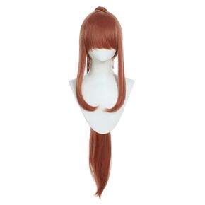 miccostumes Women's Anime Cosplay Wig Clip on Ponytail (Red)