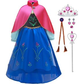 Little Girls Princess Dress Halloween Cosplay Costume Kids Birthday Outfits Princess Fancy Dress
