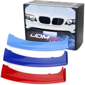 iJDMTOY Exact FitM-Color Grille Insert Decoration Trims Compatible with 1999-2003 BMW E53 X5 Pre-LCI w/ 8 Beam Kidney Grill