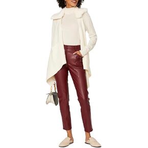 Rent The Runway Pre-Loved Faux Fur Collar Cardigan Vest
