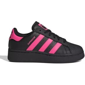 adidas Originals Big Kids Superstar XLG J Shoes, Black/Pink, US 4 in Kuwait
