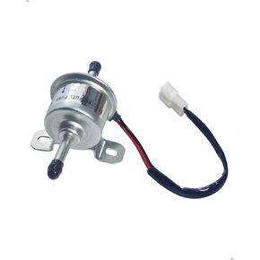 12V Electric Fuel Pump Compatible with Kubota ZD18 ZD21 ZD28 BX24 BX25 BX2350 BX2360 BX2370 BX2380 BX2200 BX2660 Replacement for RC601-51352 RC601-51350 R1401-51350 R1401-51352, Black