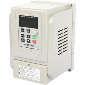 FAHKNS VFD 4KW 220V 6HP, Single Phase Input to Three Phase Output Variable Frequency Inverter VFD Motor Speed Controller Inverter for Motor Speed