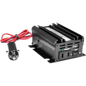 Pyle 100W Car Power Inverter - DC 12V to 110V AC Converter w/ 5V USB Charging Port Outlet | Mini Car Cigarette Lighter Charger, Plug Adapter Included