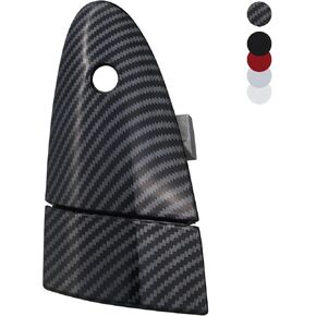 TQPONLY Exterior Door Handle | Compatible with 2011-2016 Honda CRZ CR-Z | Front Driver Side (Carbon Fiber)