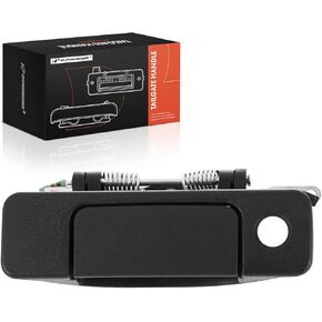A-Premium Tailgate Handle Liftgate Latch Handle with Keyhole Compatible with Jeep ZJ Series Grand Cherokee 1993-1998, XJ Series Cherokee 1997-2001, Textured Black, Replace# 55076016AB