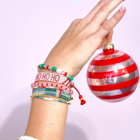 INK + ALLOY Mixed Beaded Bracelet Stack for Women, Curated Boho Stackable Bracelet Set, Handmade Jewelry for the Modern Bohemian in Saudi Arabia