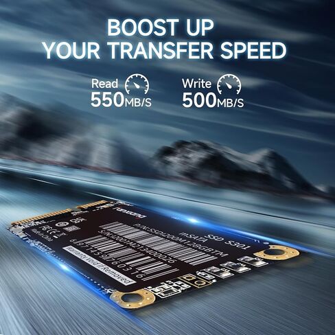 fanxiang S301 256GB mSATA SSD Mini SATA III 6Gb/s Internal Solid State Drive, 3D NAND, Compatible with Ultrabook Desktop PC Laptop in Saudi Arabia
