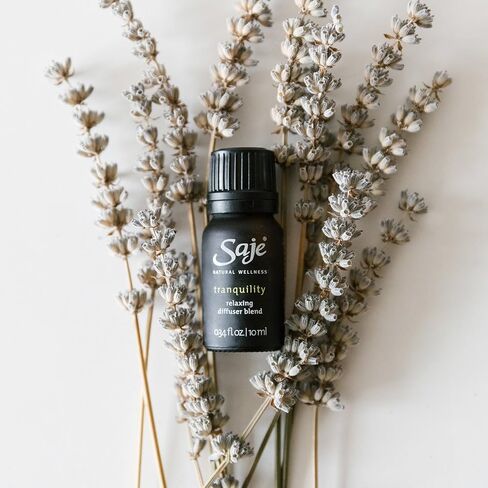 مزيج Saje Tranquility Diffuser، مزيج الزيوت العطرية العلاجية العطرية، طبيعي 100% (0.34 أونصة سائلة) in Saudi Arabia