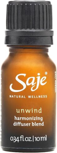 مزيج Saje Tranquility Diffuser، مزيج الزيوت العطرية العلاجية العطرية، طبيعي 100% (0.34 أونصة سائلة) in Saudi Arabia