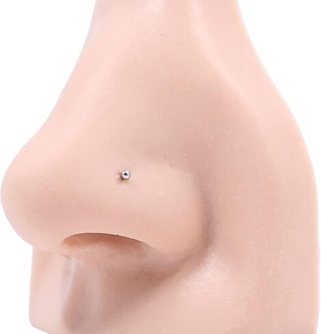 FANSING Nose Rings Surgical Steel Nose Studs L Shaped Nose Rings for Women Men Nostril Piercing Studs with Ball End in Saudi Arabia