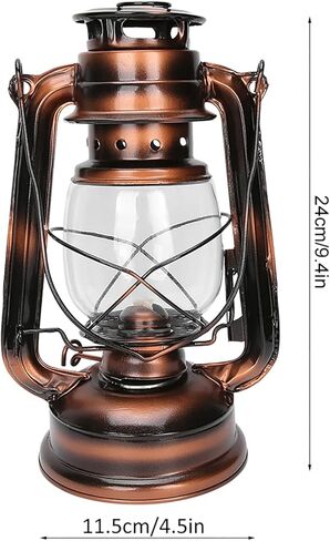 الرجعية التخييم الفوانيس في الهواء الطلق الكيروسين مصباح زيتي مصباح حرق فانوس زخرفة البرونزية للمنزل حديقة حانة نزل في الهواء الطلق فناء الديكور in Kuwait