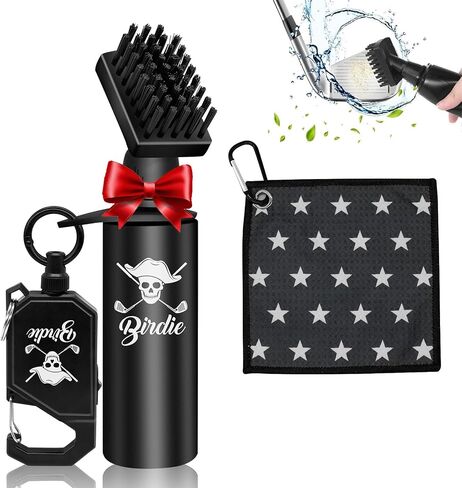montela golf Club Cleaner Brush Golf Water Brush with Mini Towel Golf Brush Cleaning Golf Club & Ball Golf Club Cleaner Kit Golf Accessories for Gift for Men/Women,Blue in Saudi Arabia