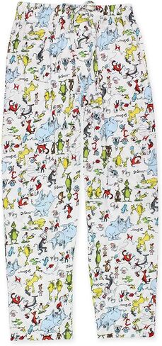 دكتور سيوس غرينش كات في القبعة وبيض أخضر وسروال نوم للرجال in Kuwait