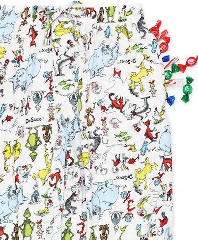 دكتور سيوس غرينش كات في القبعة وبيض أخضر وسروال نوم للرجال in Kuwait